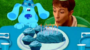 Position 4 of the cupcakes around large round cake to look like a paw print, very cute. Blue S Clues Blue S Birthday Youtube