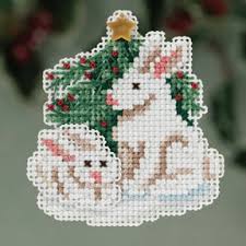 By mill hill $9.00 $8.09. Mill Hill Winter Bunnies Christmas Ornament Cross Stitch Kit