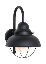 Breakwater Bay Everetts 1 Light Outdoor Barn Light Reviews Wayfair Sea Gull Lighting Barn Lighting Black Outdoor Wall Lights