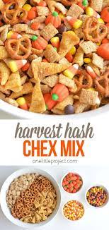 Halloween Harvest Hash Chex Mix Recipe Fall Snack Mixes Chex Mix Recipes Chex Mix