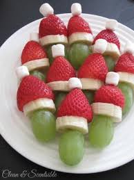 This link is to an external site that may or may not meet. Grape And Strawberry Santa Hats Google Search Healthy Christmas Snacks Christmas Food Healthy Christmas Recipes
