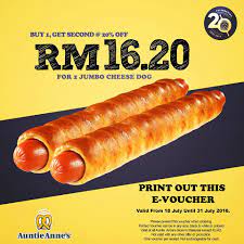 Recently, your works has come to our we at innoscience research sdn bhd , sincerely hope that you can Free Print Auntie Anne S 20 Off Discount E Voucher Giveaway