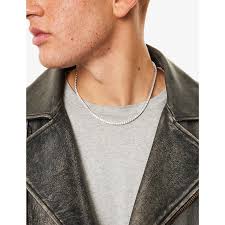 Cubic Zirconia And 925 Sterling Silver Tennis Chain Necklace