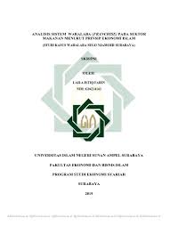 Pembangunan bererti pembangunan manusia dan persekitaran fizikal serta sosio budayanya. Analisis Sistem Waralaba Franchise Pada Sektor Makanan Menurut Prinsip Ekonomi Islam Studi Kasus Waralaba Sego Njamoer Surabaya