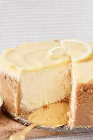 Baked Lemon Cheesecake Recipe Savoury Cake Baking No Bake Lemon Cheesecake