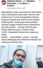 Namun akhirnya segala jelas nampak siapakah di'hati ozlynn waty ini. Dalam Diam Buat Kerja Bantu Penggiat Seni Dan Orang Ramai Johan Dan Ozlynn Di Puji Netizen Buzzkini