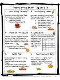 Whether the skill level is as a beginner or something more advanced, they're an ideal way to pass the time when you have nothing else to do like waiting in an airport, sitting in your car or as a means to. Brain Teasers Brain Teasers Thanksgiving
