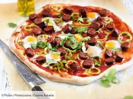 Pizza Merguez Recettes Recette En 2020 Recettes De Cuisine Merguez Recette Cuisine