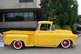 Image result for Chrome Yellow 1955 Truck