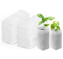 Tarklanda 200pcs Nursery Bags Plant,Biodegradable Non-Woven Plant Nursery  Bags Plant Fabric Seedling Pots Bags Plants Home Garden Supply (6.2x7.1)