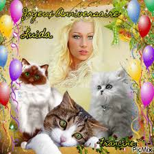 Share the best gifs now >>> Les 500 Meilleures Chat Joyeux Anniversaire Gif 265339