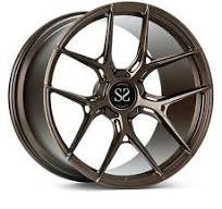 [Hot Item] Brown/Black Machine Face 1 Piece Forged Aftermarket Aluminum Car  Wheels Rims for Customized