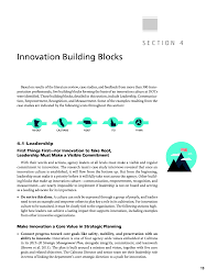 Section 4 Innovation Building Blocks Guide To Creating