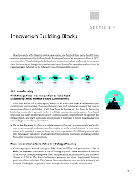 section 4 innovation building blocks guide to creating