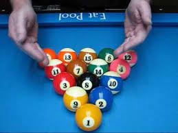 How to rack and break a game of 9 ball pool. Mathematical 8ball Rack Youtube