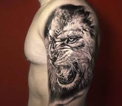 Gorilla vs lion all out animalistic. Lion Tattoo By Lena Art Photo 26751