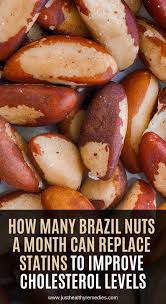 How Many Brazil Nuts A Month Can Replace Statins To Improve Cholesterol Levels Healthy Diet Tips
