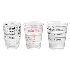 Lifetime cost of wearing glasses. Cup Shot Glasses Measure Supplies Graduated Kitchen Ounce Thickened 30 45ml Home