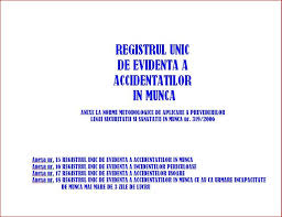 Registrul unic de control are ca scop evidentierea tuturor controalelor desfasurate la contribuabil de catre toate organele de control specializate, in domeniile: Registre Pentru Evidenta Accidentelor De Munca E Tipizate