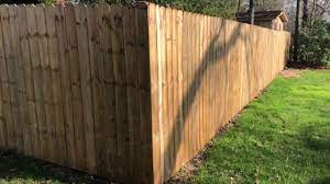 Outdoor cost guides fences & gates wood fence costs. How Much Does A 6 Wood Privacy Fence Cost To Install The Price Of My 180 Feet Of Wooden Fencing Youtube