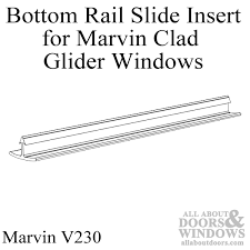 Maybe you would like to learn more about one of these? Marvin V230 Bottom Rail Slide Insert For Clad Glider Windows Pair Of 72 Pieces