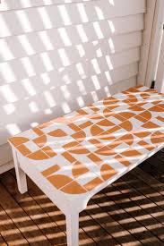 How To Tile A Table Upcycle With Me Collective Gen In 2020 Tiled Coffee Table Tile Tables Diy Table