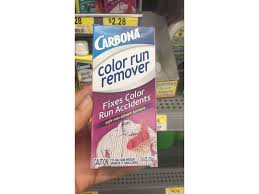 • wash off any debris, then put everything into the sink filled with. Carbona Color Run Color Remover 2 6 Oz Ingredients And Reviews