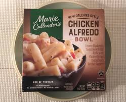 Into baking dish, press half of ziti. Marie Callender S New Orleans Style Chicken Alfredo Bowl Review Freezer Meal Frenzy