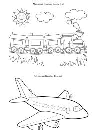 Gambar mewarnai thomas kereta api. Mewarnai Gambar Kereta Api Docx