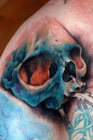 This traditional and colorful piece is certainly a. 125 Skull Tattoos That Look Absolutely Menacing Wild Tattoo Art