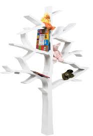 The imaginative design is sanded and assembled by hand to ensure its smooth form. Nursery Works Tree Bookcase Decorist