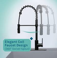 Why would an extra deep trap help the flow of water out of the bathtub? Integrated Supply Lines Utility Sink Extra Deep Laundry Tub In Black With High Arc Stainless Steel Coil Pull Down Sprayer Faucet P Trap Kit Heavy Duty Floor Mounted Freestanding Wash Station Laundry Utility Sinks Tools