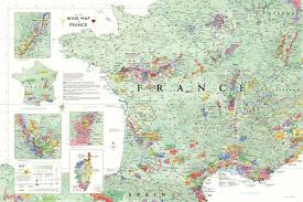 Wine Map Of France De Long
