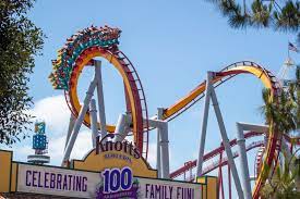 > swsd but if i am correct the supreme scream > structure stands 324 feet tall with a 292 foot > drop. Watch Man Climbs On Supreme Scream Ride At Knotts Berry Farm
