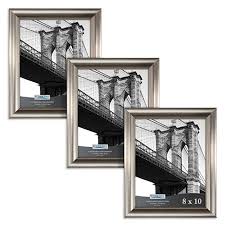 Icona Bay 8 X 10 Inch Picture Frames 8x10 3 Pack Bulk Set Champagne Finish Wall Mount Hangers And Table Top Easel Di Frame Picture Frames Tabletop Frames