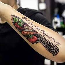 نتيجة بحث الصور عن Chef Knife Tattoo Knife Tattoo Chef Tattoo Cooking Tattoo