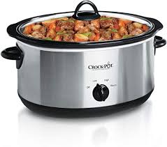 You simply put the ingredients into the cooker and set it to cook, it then slowly cheap: Crock Pot Scv700ss 7 Quart Oval Manual Slow Cooker Stainless Steel Amazon Ca Home Kitchen