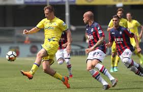 Federico dimarco (verona) left footed shot from the left side of the box to the bottom right corner. Valter Birsa Bruno Martella Bruno Martella Photos Ac Chievo Verona Vs Fc Crotone Serie A Zimbio