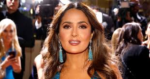 Salma hayek is standing by her man. Salma Hayek Dyes Hair Brown With Highlights For Summer