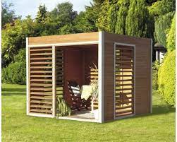 pavillon konsta modern art mit fussboden 264 x 256 cm natur bei hornbach kaufen hinterhof haus pavillon gartenecke
