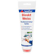 Baufan Ausbesserungsfarbe Direkt Weiss 250 G