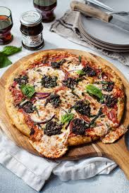 Black Olive Pizza Colavita Recipes Recipe Recipes Cooking Preparation Olive Pizza