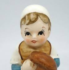 Vintage 1950's catcher Little League/baseball Figurine, Made in Japan