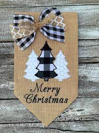 Three Tree Christmas Garden Flag Colors May Be Changed Etsy In 2020 Christmas Garden Flag Garden Flag Diy Burlap Garden Flags