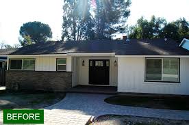Ranch house driveway front paving installation. Cad Interiors Affordable Stylish Interiors