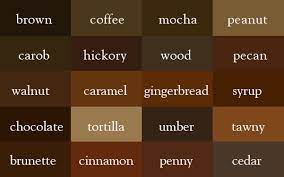 The same shade may have different names on different color lists, and sometimes the one name (such as beige or puce) can refer to several very different colors. The Color Thesaurus Color Names Words Writing