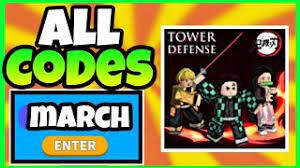 Redeem this code and get as reward hunter March 2021 All New Working Codes Demon Tower Defense Roblox Demon Tower Defense Codes Youtube