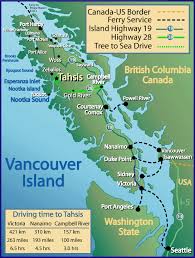Vancouver Island British Columbia Canada Map Canada Travel Vancouver Island Victoria Canada