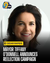 Cedar Rapids Mayor Tiffany O'Donnell announced her reelection campaign
