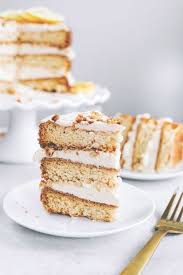 Vegan Lemon Cream Layer Cake Rezept Mit Bildern Vegan Backen Vegane Desserts Rezepte